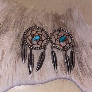 Dream catcher earrings!